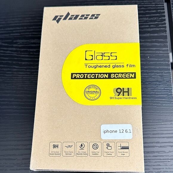 Glass Toughened Glass Film Protection Screen for iPhone 12, NWT - Picture 1 of 6